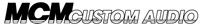 Logo for MCM CUSTOM AUDIO