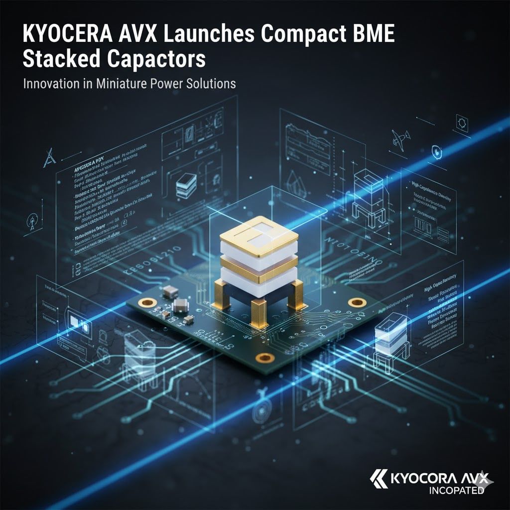 KYOCERA AVX Launches Compact BME Stacked Capacitors