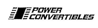 Logo for POWER CONVERTIBLES