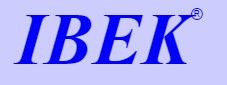 Logo for IBEK ELECTRONIC AG