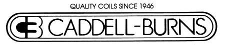 Logo for CADDELL BURNS MFG CO INC