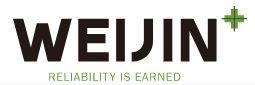 Logo for WEIJIN ELECTRONICS CO LTD