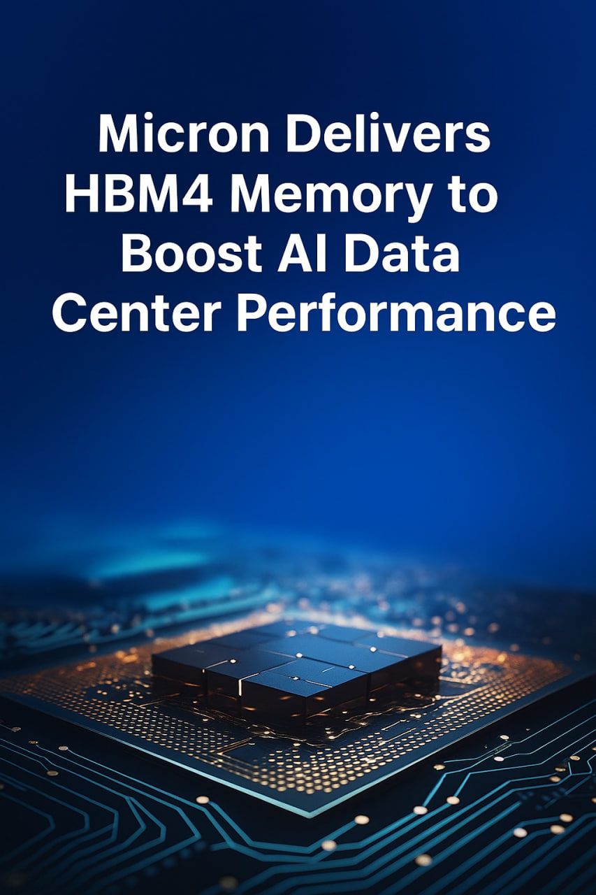 Micron Delivers HBM4 Memory to Boost AI Data Center Performance