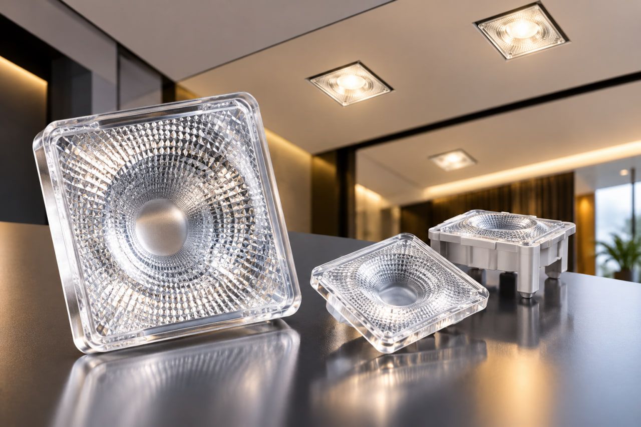 LEDiL MIA Square Lens Supports Uniform Light in Modern Luminaires