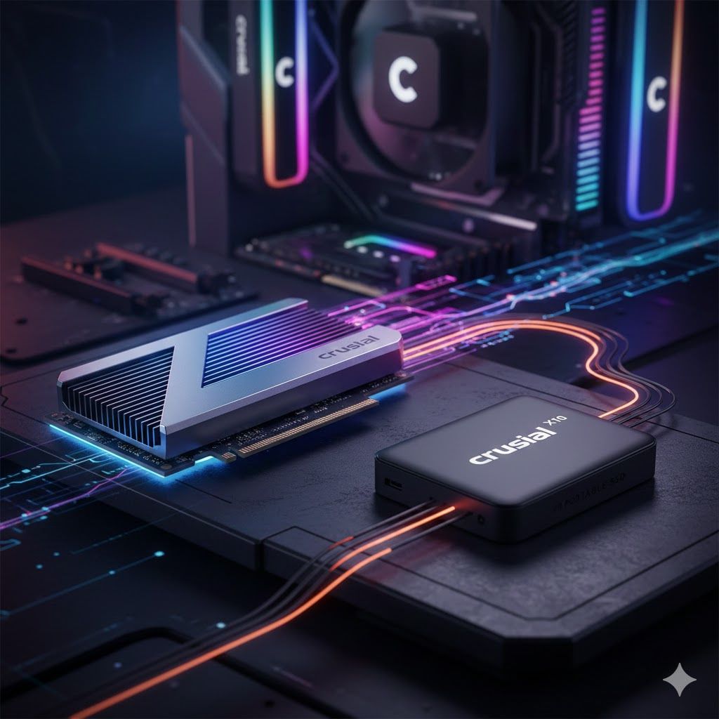 Crucial Boosts Storage with Ultra-Fast T710 & High-Capacity X10 SSDs